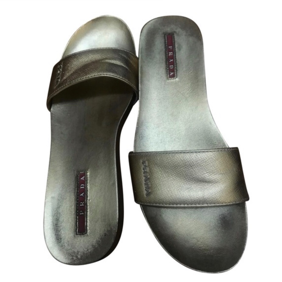 Prada Slide In Sandals